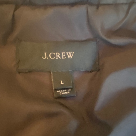 J Crew Down Vest, Size Large, Black - Picture 4 of 4